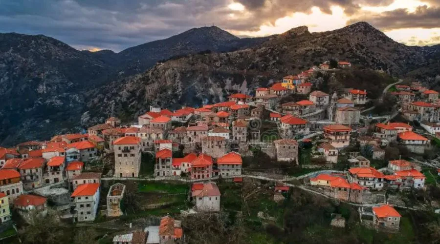View of Dimitsana