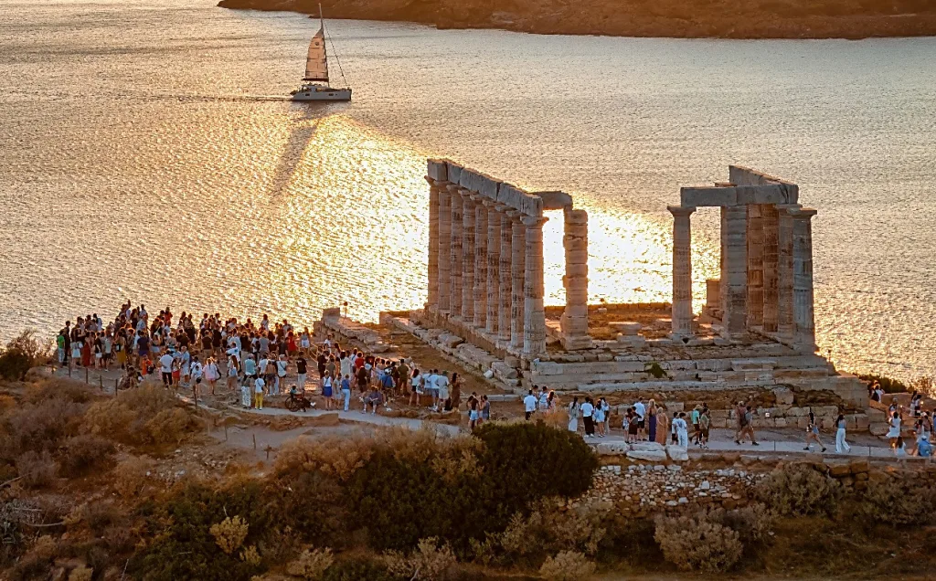 Temple of Poseidon at Sounion archaeological site