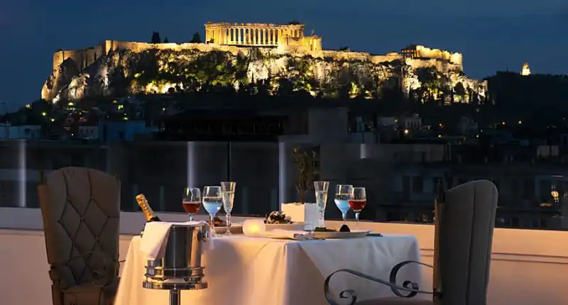 Titania Hotel Athens in the heart of Athens near Panepistimiou Street.