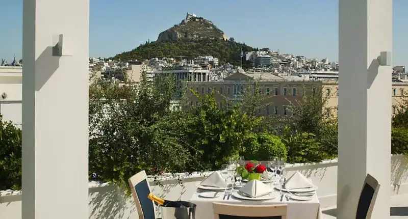 Amalia Hotel Athens in Syntagma Square.